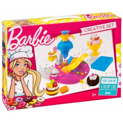 Barbie Masa plastyczna z wyciskark Mega Creative