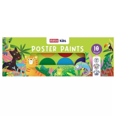 Easy Stationery Farby plakatowe 10 x 20 ml