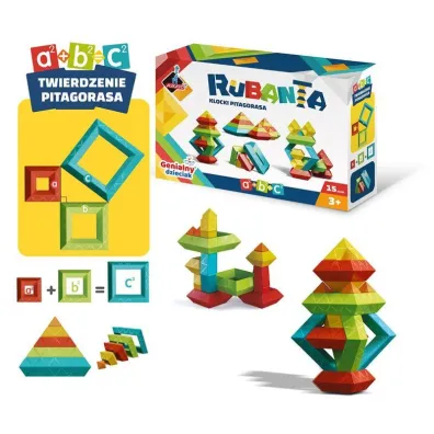 Klocki Pitagorasa 15 el. Rubanta