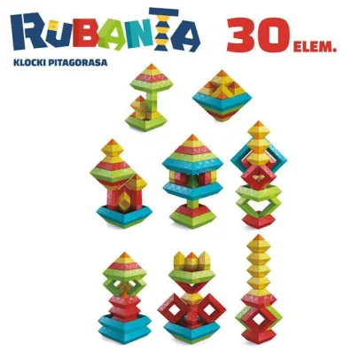 Klocki Pitagorasa 15 el. Rubanta