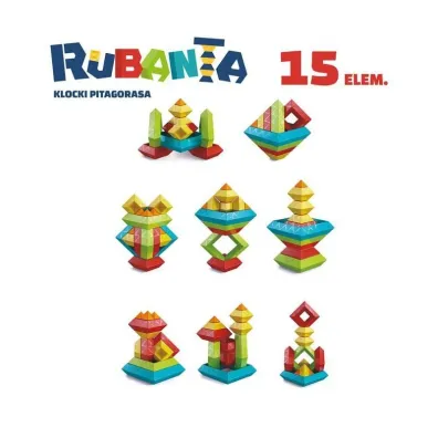 Klocki Pitagorasa 15 el. Rubanta