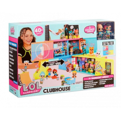 LOL Surprise Clubhouse Playset Mga