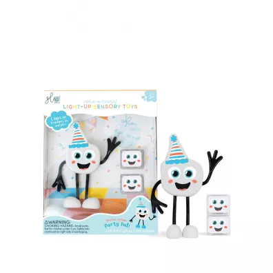 Glo Pals Posta� do k�pieli Party Pal - zestaw z dwiema kostkami sensorycznymi �wiec�cymi w wodzie