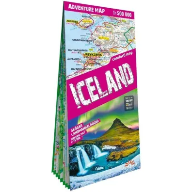 Islandia laminowana mapa samochodowo-turystyczna 1:500 000 2026
