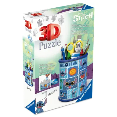 Puzzle 54 el. 3D Przybornik Disney Stitch Ravensburger
