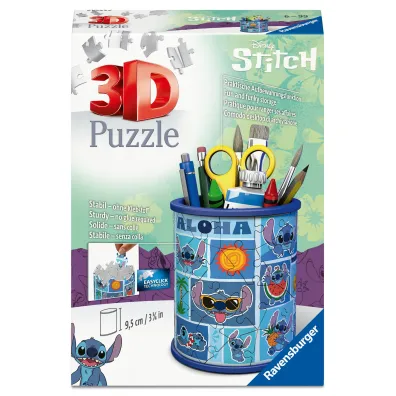 Puzzle 54 el. 3D Przybornik Disney Stitch Ravensburger