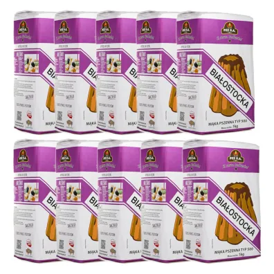 Pzz M�ka pszenna bia�ostocka, typ 500 Zestaw 10 x 1 kg