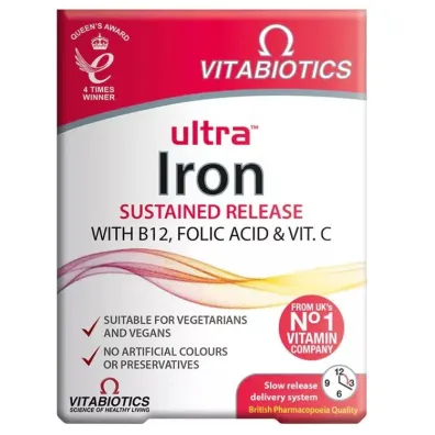Vitabiotics Ultra Iron suplement diety z �elazem 30 tab.