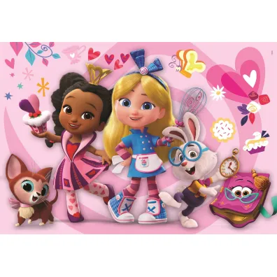 Puzzle 104 el. SuperColor. Alice`s Wonderland Bakery Clementoni
