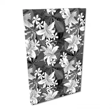 Bb230004 Notes A5 Soft Touch Hibiskus BW kratka