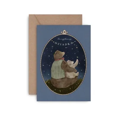 Grupa Kreatywna Kartka dla wyj�tkowego dziadka - Grandpa Bear