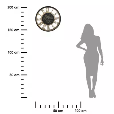 Zegar cienny Meca 57 cm