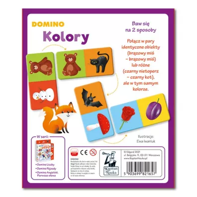 Kapitan Nauka. Domino. Kolory Edgard