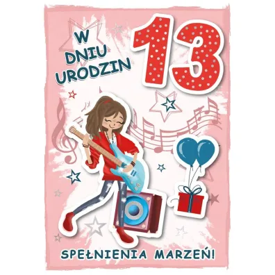 Armin Style KARNET URODZINY 13 B6 Z KOP AS GM-1102 FOL