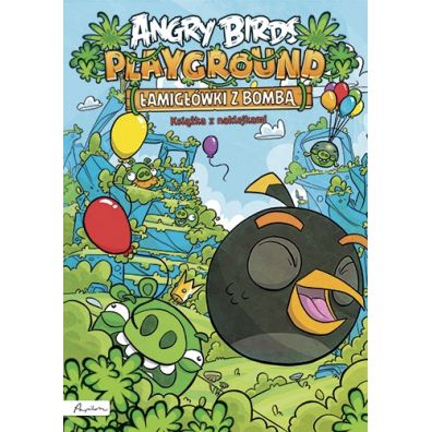 Angry Birds. Playground. amigwki z Bomb. Ksika z nalepkami