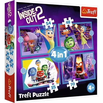 Puzzle 4w1 - W g�owie si� nie mie�ci 2 (35+48+54+70 el.) Trefl