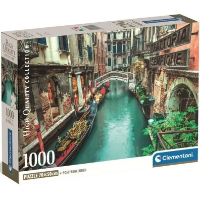 Puzzle 1000 el. Venice Canal Clementoni