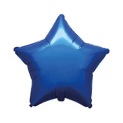 Balon foliowy Gwiazda satynowy Navy Blue 45cm