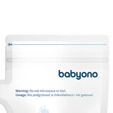 Babyono Woreczki do przechowywania pokarmu 30 x 180 ml 30 szt.