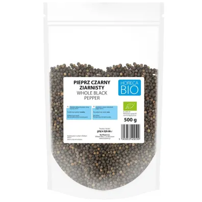 Horeca Bio Pieprz czarny ziarnisty 500 g Bio