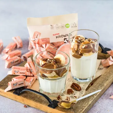Super Krwka Krwki bezmleczne o smaku toffi 150 g Bio