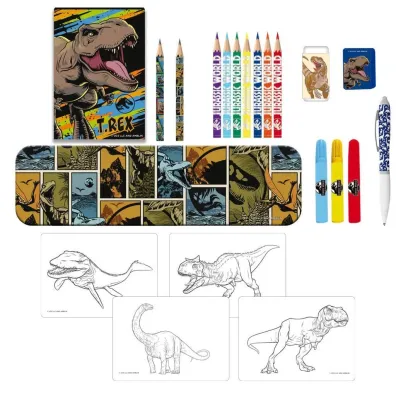 Kolorowanka z pi�rnikiem Jurassic