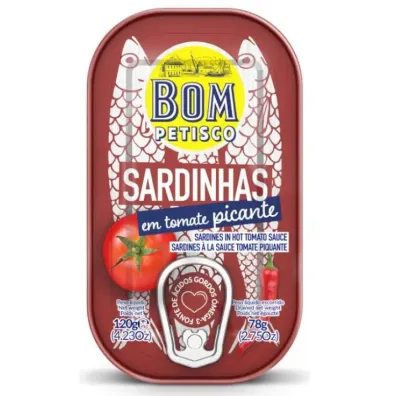 Bon Appetit Sardynki portugalskie w pikantnym sosie pomidorowym 78 g
