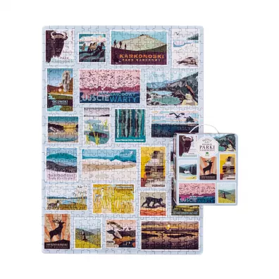 Puzzle Puzzlove CzuCzu 500 el. Polskie Parki narodowe Bright Junior Media