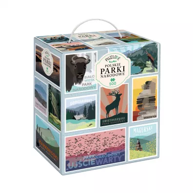 Puzzle Puzzlove CzuCzu 500 el. Polskie Parki narodowe Bright Junior Media