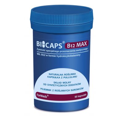 Formeds Witamina B12 Bicaps B12 max Suplement diety 60 kaps.