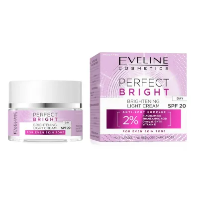 Eveline Cosmetics Perfect Bright rozja�niaj�cy lekki krem do twarzy na dzie� SPF20 50 ml