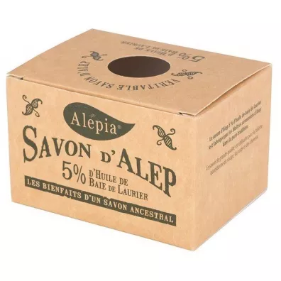 Alepia Mydo z aleppo w kostce z olejem laurowym 5 % 190 g