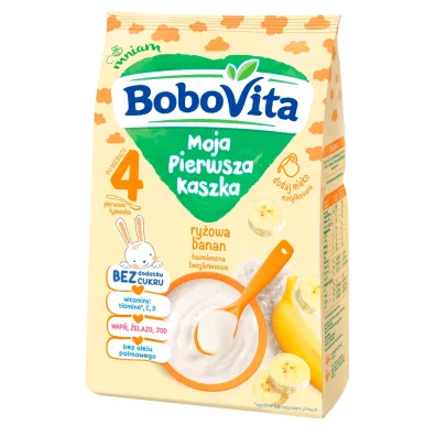BoboVita Moja Pierwsza Kaszka ry�owa banan po 4. miesi�cu 180 g