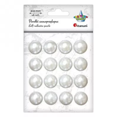 Titanum Pere�ki samoprzylepne per�owe 20mm 16 szt.