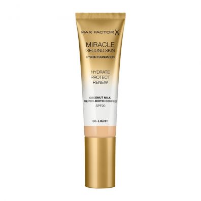 Max Factor Miracle Second Skin Hybrid Foundation podkad nawilajcy z filtrem 03 Light 30 ml