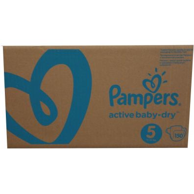 Pampers Pieluszki Junior 5 Active Baby-dry (11-16 kg) Monthly Box 150 szt.