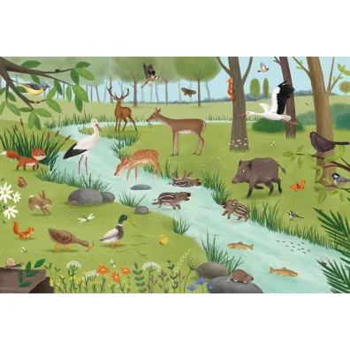 Puzzle 3 24 Le�ne zwierz�ta Schmidt
