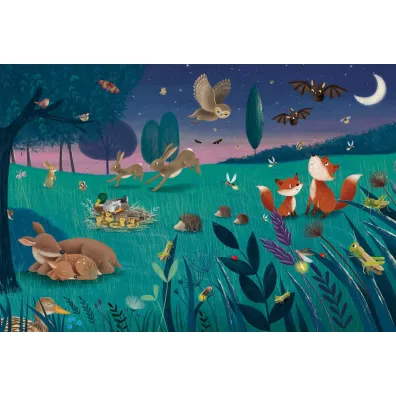 Puzzle 3 24 Le�ne zwierz�ta Schmidt
