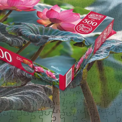 Puzzle 500 el. Pink Lotus Flowers CherryPazzi