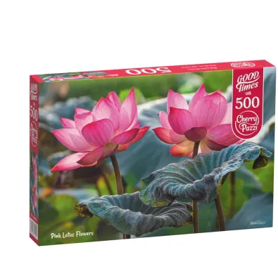 Puzzle 500 el. Pink Lotus Flowers CherryPazzi