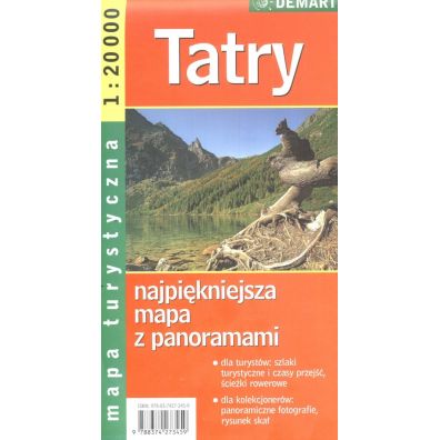 Tatry Mapa turystyczna 1:20 000