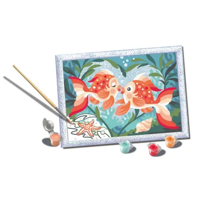 CreArt dla dzieci: Romantyczne rybki z brokatem Ravensburger