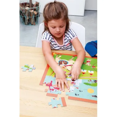 Puzzle 60 el. Rycerz Scratch