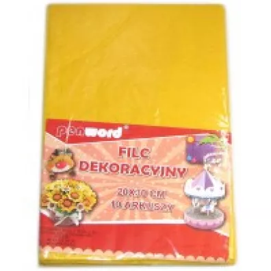 Polsirhurt Filc dekoracyjny ��ty 20x30 cm