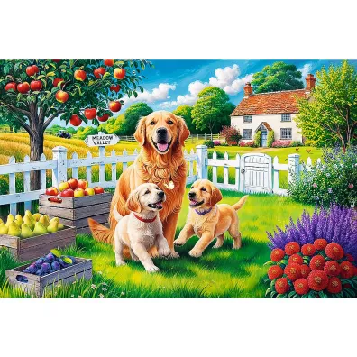 Puzzle 300 el. EasyPiece - Pieski na wsi Trefl