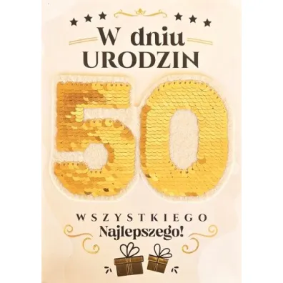 Armin Style KARNET URODZINY 50 B6 Z KOP AS CE-04 FOL