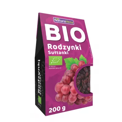 NaturaVena Rodzynki su�tanki 200 g Bio
