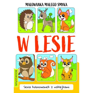 Malowanka ma�ego smyka. W lesie