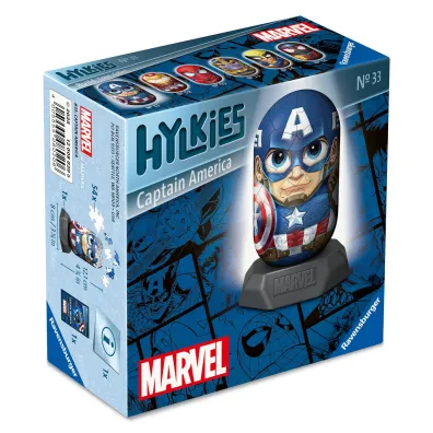 Puzzle 54 el. 3D Hylkies: Captain America Ravensburger