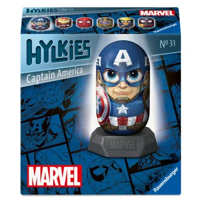 Puzzle 54 el. 3D Hylkies: Captain America Ravensburger